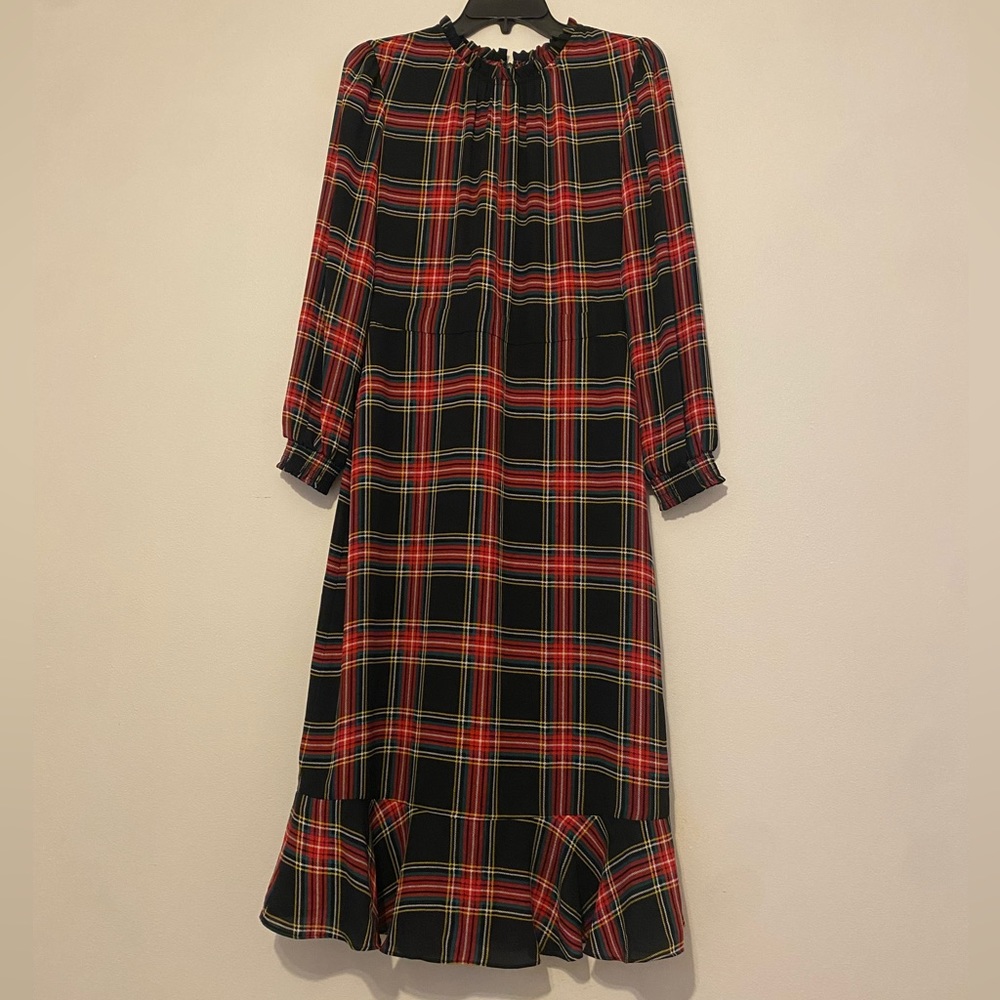 J CREW plaid dress